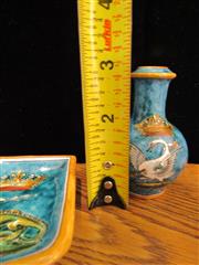 2 RARE ANTIQUE ULYSSES BLOIS E BALON CERAMIC COLLECTIBLES